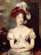 Thomas, Portrait of Princess Caroline Ferdinande of Bourbon-Two Sicilies Duchess of Berry.